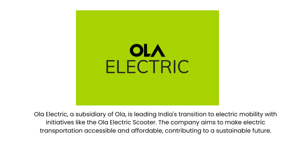 Ola Electric- Top 10 Mobility Startups in India