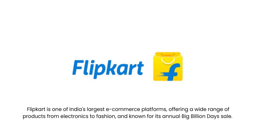 Flipkart- Top 10 E-commerce Startups in India