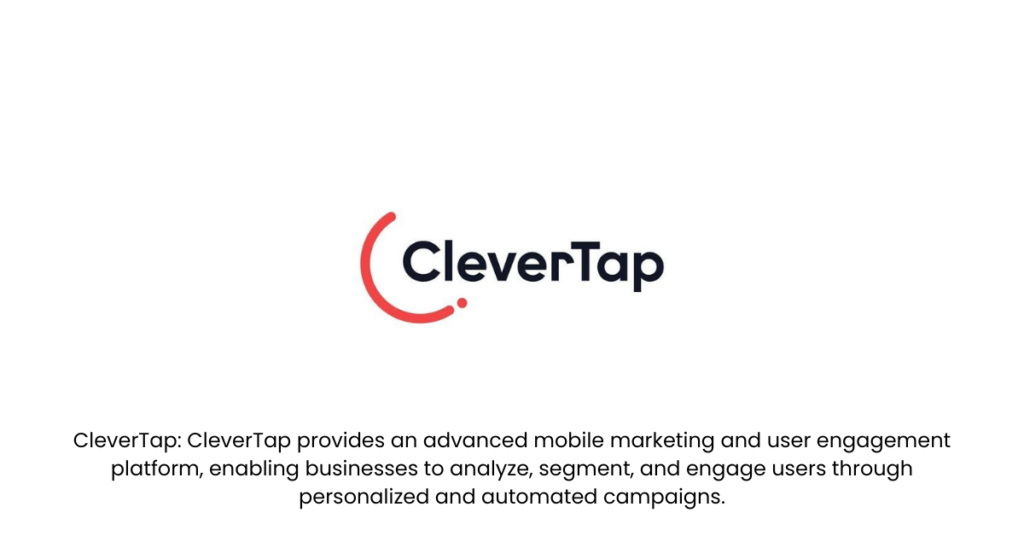 CleverTap- Top 10 SaaS Startups for Software in India