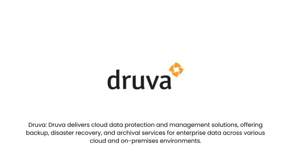 Druva- Top 10 SaaS Startups for Software in India