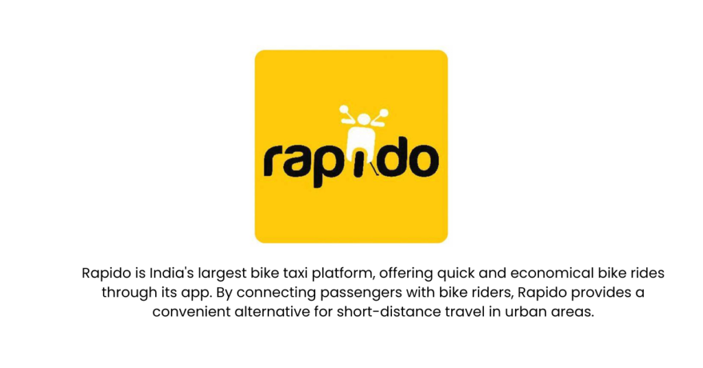 Rapido- Top 10 Mobility Startups in India