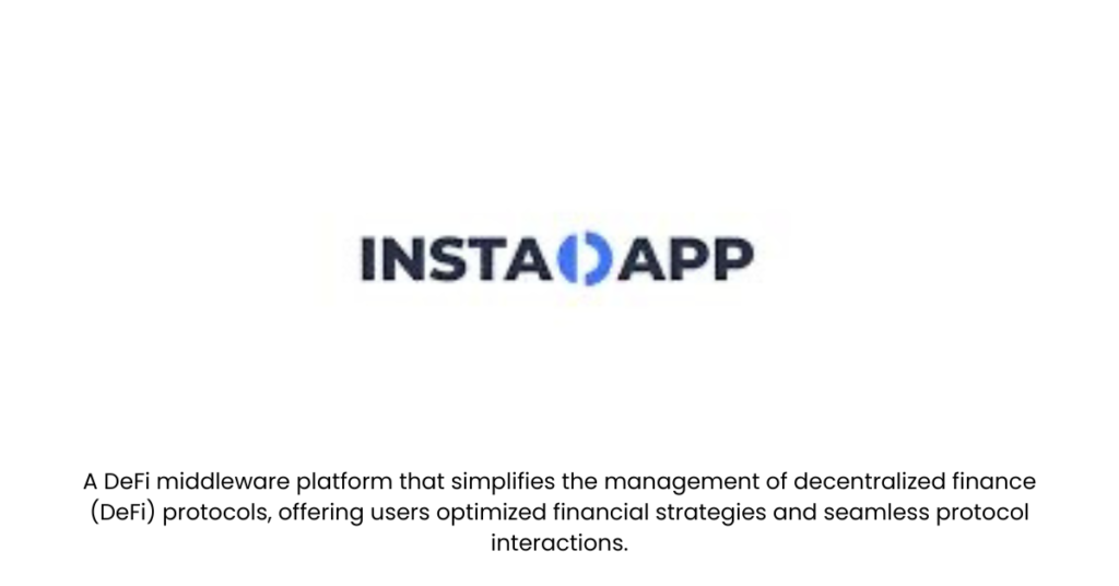 Instadapp- Top 10 Blockchain Startups in India