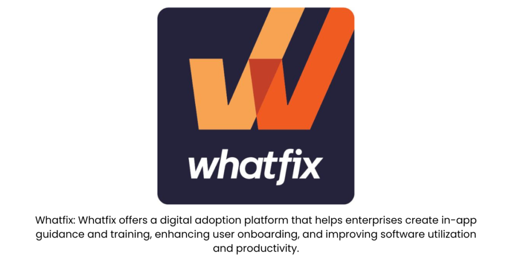 Whatfix- Top 10 SaaS Startups for Software in India