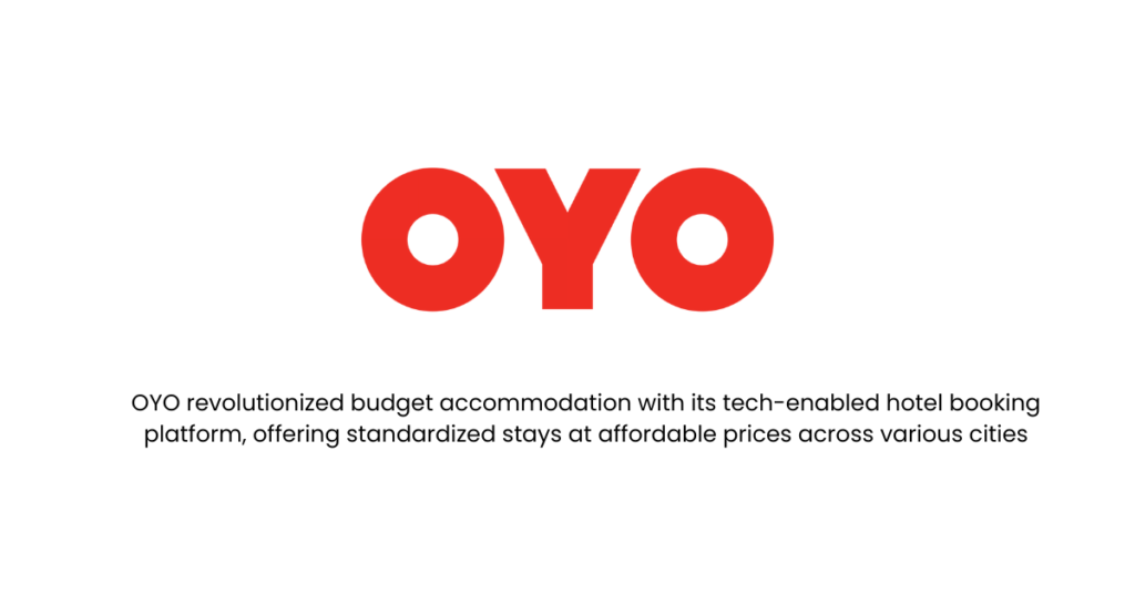 OYO- Top 10 TravelTech Startups in India