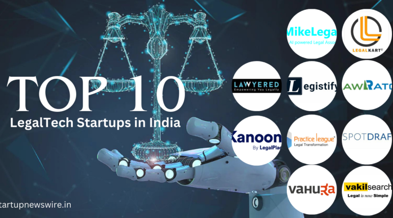 Top 10 LegalTech Startups in India